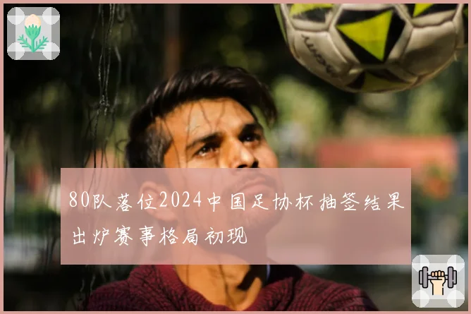 80队落位2024中国足协杯抽签结果出炉赛事格局初现